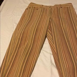 Stripped capris